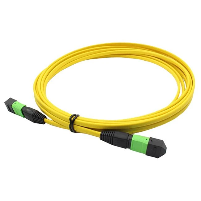 Ethernet-Patchkabel Patchcord MTP OS2 OFNP Female Elite