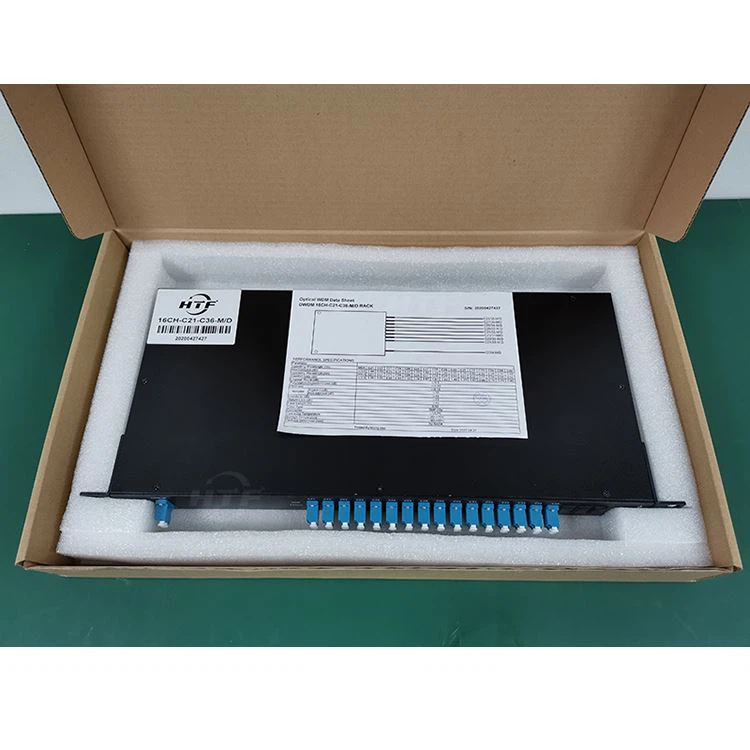 16CH DWDM Dual Fiber 1U Rack Mux/Demux